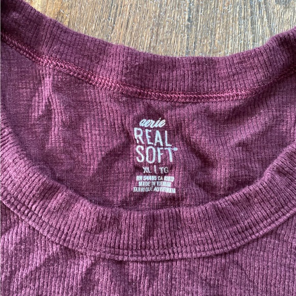 Aerie Real Soft Ribbed Long Sleeve - Picture 2 of 9